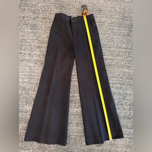 Frame Le Palazzo Classic Black Wide-Leg Pants